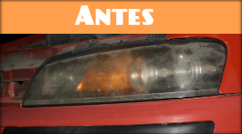 Faros antes kit 3m pule faros autopulitura