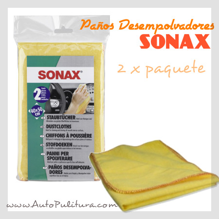 Paños desempolvadores sonax AutoPulitura.com