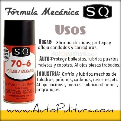 Formula Mecanica SQ 70-6 AutoPulitura Venezuela